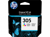 HP 305 Tri-color Ink Cartridge blistered
