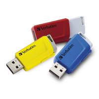 Store &acute;N&acute; Click USB Drive 16GB (3-pack) Red/Blue/Yellow