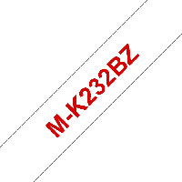 M-K232 tape 12mm red/white