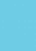 Farvet papir A4 130g himmelblå (50)