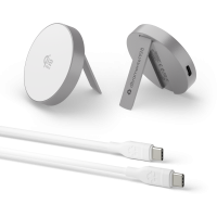 Wireless Magnetic Charger w/stand Qi2 25W ALU