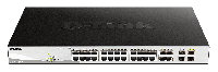 D-LINK 28-Port Gigabit PoE+ Smart Switch including 4 SFP Por