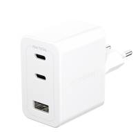 EMPOWER 70W Multiple Charger 2x USB-C+USB-A EU, Silver White