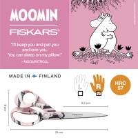 Fiskars Moomin universal saks 21cm Love