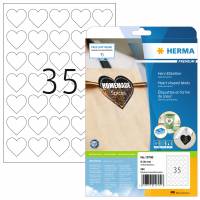 Herma label Premium hjerter 35mm A4 (350)