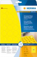 Herma etiket film ekstra stærk ø30 gul (1200)