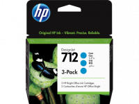 HP 712 29ml Cyan DesignJet Ink Cartridge (3)