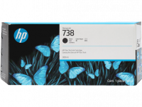 HP 738 300-ml Black DesignJet Ink Cartridge