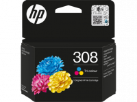 HP 308 Tri-Color Original Ink Cartridge