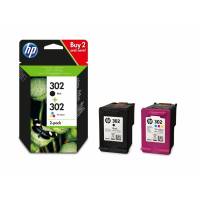 HP 302 ink cartridges combo 2-pack