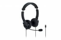 KENSINGTON Headset Classic EQ USB-C Mic Vol Ctrl