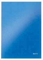 Notesbog WOW u/H A4 lin 80 ark 90g blå