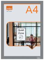 Inforamme magnetisk/selvkl&aelig;b A4 s&oslash;lv (2)