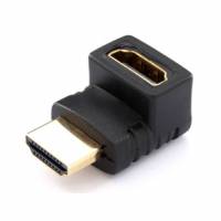 HDMI 1.4 Angled Adapter Plug, Black