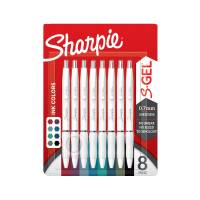 Gelpen Sharpie S-Gel 0,7 blister hvid ass farver (8)