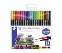 Marker Twin-Tip perm 3,0/0,5mm (18)