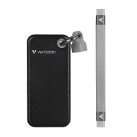 VERBATIM USB 3.2 Gen 2 2TB Pocket SSD, Black/Grey