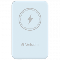 VERBATIM POWER P 5000 MAH UBS-C PD 20W WIRELESS 15W BLUE