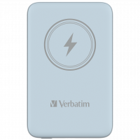 VERBATIM Power P 10000 mAh UBS-C PD 20W WIRELESS 15W Blue