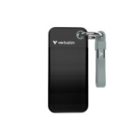 VERBATIM USB 3.2 Gen 2 512GB Pocket SSD, Black/Grey