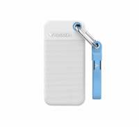 VERBATIM Pocket SSD USB 3.2 Gen 2 1TB White/blue incl sleeve