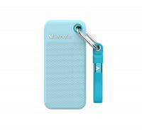 VERBATIM Pocket SSD USB 3.2 Gen 2 2TB Polar Blue incl sleeve