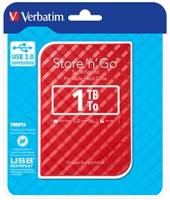 1TB Hard Drive 2,5'' Store N Go red
