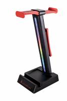 SUREFIRE Vinson N1 Dual Gaming RGB Headset Stand, Black