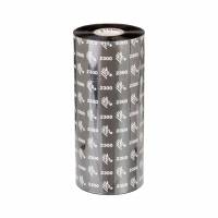 Zebra, 2300, wax, 60 mm, 450 m, Out, Black