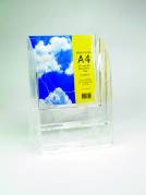Brochureholder A4 3-rum