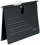 Hængemappe m/mekanisme recycle A4 sort