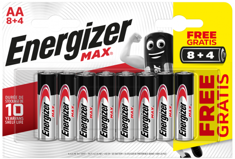 Energizer MAX AA/E91 (8+4 pack)