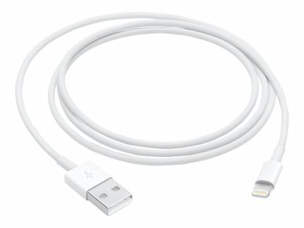 Apple Charging Cable USB-A to Lightning, White (1m)