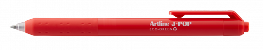 Artline J-POP Gel Pen ECO-GREEN 0.7 red