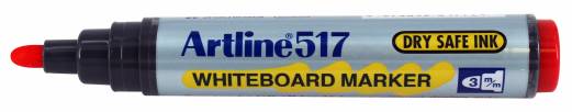 Whiteboardpenne Artline 517 r&oslash;d