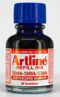 Artline Refill Ink Whiteboard 20ml bl&aring;