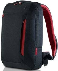 17'' Notebook Backpack Slim, Jet/Cabernet