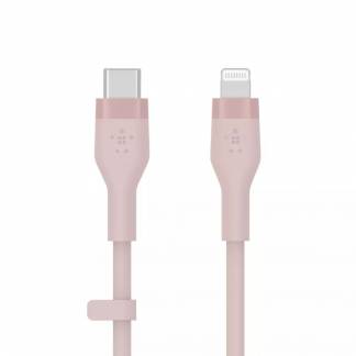 BOOST CHARGE  USB-C to LTG Silicone, Pink (2m)