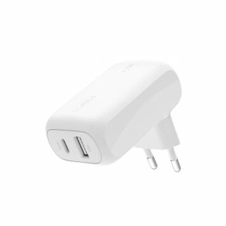 BOOSTCHARGE 42W, 30W USB-C PD PPS + 12W USB-A Dual Wall Char