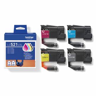 LC521VAL Multi-Pack CMYK ink cartridges