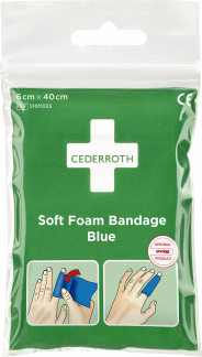 Soft Foam Bandage Bl&aring; 6cm x 40 cm