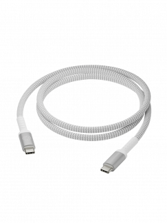 Re-charge - BRD Cable - USB-C to USB-C, White (1.2m)
