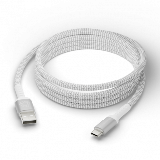 Re-charge - BRD Cable - USB-A to USB-C, White (2.5m)