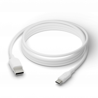 Re-charge - Cable - USB-A to USB-C - TPE, White (2.5m)
