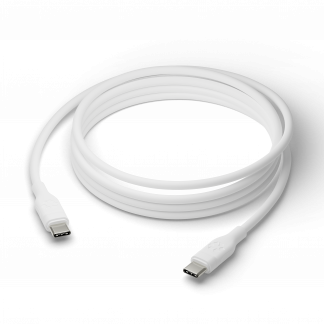 Re-charge - Cable - USB-C to USB-C - TPE, White (2.5m)