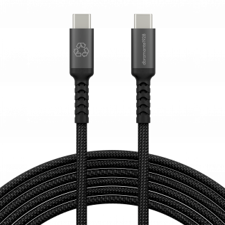 DBRAMANTE re-charge IT Cable BRD 3m USB-C/USB-C 100W Black