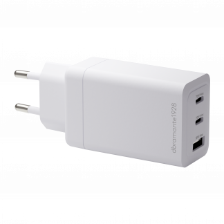 DBRAMANTE IT - EU W. Charger - 2xUSB-C 70W + 1xUSB-A - WHT