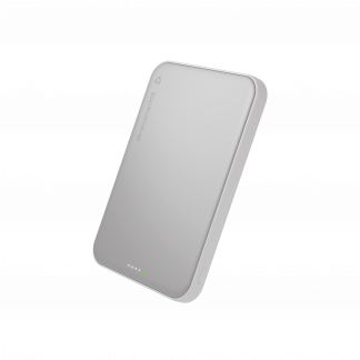 DBRAMANTE re-charge - Power Bank 5K WL Slim Qi2 25w - White