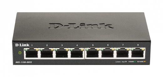D-LINK 8-Port Gigabit Smart Managed Switch