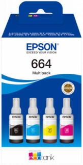 664 EcoTank 4-color, multipack